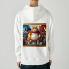 ニゴ猫　shopのFAT CAT HERO Nigo デブ猫勇者ニゴ ヘビーウェイトパーカー