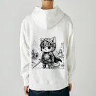 われらちきゅうかぞくのナイト キャッツ(Knight Cats) Heavyweight Hoodie