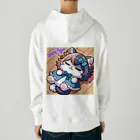 Lycoris Ant～リコリスアント～のりこりすにゃんと「半々にゃんと」 Heavyweight Hoodie