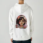 Mellow-SkyのSweets love girl〜ステッカーデザイン〜 Heavyweight Hoodie