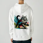 ikoikosansanのインクスプラッシュ Heavyweight Hoodie