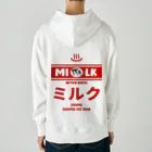 Stylo Tee Shopの（両面）温泉牛乳のミルク♨ Heavyweight Hoodie