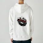 pandaticsのチョコ色のとびだすくるま！ Heavyweight Hoodie