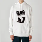 tomorebiの墨猫その2 Heavyweight Hoodie