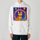 Space_Catsのスペースキャット Heavyweight Hoodie