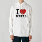 HachijuhachiのI LOVE METAL Heavyweight Hoodie