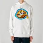 daddy-s_junkfoodsのFRENCH FRIES KISS - BLUE Heavyweight Hoodie