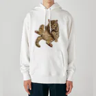 茶太郎🐱とモンブランの茶太郎のヤベッ！シリーズ Heavyweight Hoodie