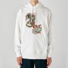 Siderunの館 B2の九尾の狐と白龍 Heavyweight Hoodie