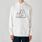 ふわきゅっとのふわふわシロクマ親子 Heavyweight Hoodie