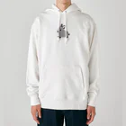 whiterabbit2010のうさぎ　サイアミーズスモークパール Heavyweight Hoodie