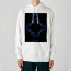 おらげ昇天の麻柄点描画 Heavyweight Hoodie