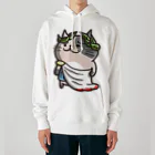 ひよこ男爵とまだむにゃんのにゃえさる (まだむにゃん) Heavyweight Hoodie