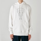 dougaseiseitokoroの足の生えた椅子 Heavyweight Hoodie