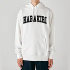 キジトラのハラキリカレッジロゴ Heavyweight Hoodie