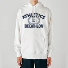 sports_tower スポーツタワーの十種競技・デカスロン・DECATHLON・じっしゅきょうぎ・二日間・10種・男子・女子・かっこいい・かわいい・選手・陸上部員・トレーニング・混成競技・確実・有望・応援・タイム・得点・入賞・実力 ヘビーウェイトパーカー