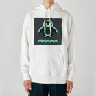 ペンギンとネオンとサイバーのサイバーペンギンシリーズ２ Heavyweight Hoodie