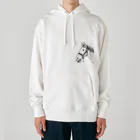 ユルークうーまショップのあし毛のモグモグ馬 Heavyweight Hoodie