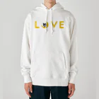 コチ(ボストンテリア)のボストンテリア(月LOVE)[v2.8k] Heavyweight Hoodie