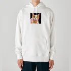 tefutefvの猫のイラストグッズ Heavyweight Hoodie