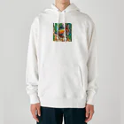 maoのアニメチックな魚 Heavyweight Hoodie