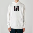 henohenomohejiadのドット絵のホラーなカラス Heavyweight Hoodie