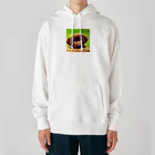 1103hiroのチョコラブ君 Heavyweight Hoodie