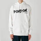 mf@PomPomBlogのDC PomPomBlog（black） Heavyweight Hoodie