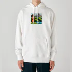 nomad4491のドット絵のディジュリドゥ Heavyweight Hoodie