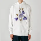 Atelier Petrichor Forestのキキョウ Chinese bellflower Heavyweight Hoodie