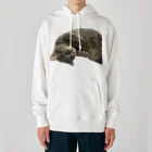 グレージュ猫ロッタン🐈‍⬛のロッタンのリラックスタイム Heavyweight Hoodie