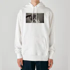 OKEN-11の猫グッズ　モノクロ写真　クラシック Heavyweight Hoodie