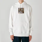 kindonesiaのドット絵のベンガルキャット Heavyweight Hoodie