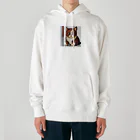 kindonesiaのドット絵のマンチカン Heavyweight Hoodie