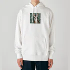 kindonesiaのドット絵のヒマラヤンキャット Heavyweight Hoodie