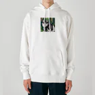 kindonesiaのドット絵のアメリカンショートヘア Heavyweight Hoodie