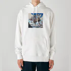 SetsunaAIの空に浮かぶ島のファンタジーグッズ Heavyweight Hoodie