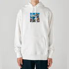 ピヨっこのサングラス犬　【銀次郎】 Heavyweight Hoodie