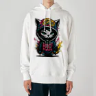 めんぼうさんやのちびネコ Heavyweight Hoodie