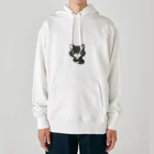 にゃんたれのグレーマーブル・ハチワレ仔猫コレクション Heavyweight Hoodie