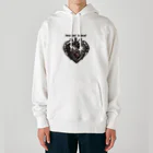 Love and peace to allの私は鉄の心臓を持っています Heavyweight Hoodie