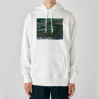 名画館のモネ「睡蓮②」　クロード・モネの絵画【名画】睡蓮シリーズ Heavyweight Hoodie