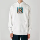 koba777のドット絵デグー Heavyweight Hoodie