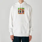 nekobu0323のポップな車 Heavyweight Hoodie