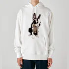 Komugi_bostonterrierのボステリのこむぎ Heavyweight Hoodie