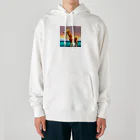 Zep11138のドット絵キリン Heavyweight Hoodie