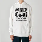 MELLOW-MELLOWのChoose your weapon Heavyweight Hoodie