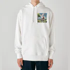 kawaiinekochanの可愛いウサギ Heavyweight Hoodie