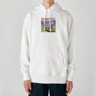 自然の非日常の走るフェレット Heavyweight Hoodie