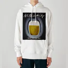 GOOD VIBES CATSの飲酒 in the sky Heavyweight Hoodie